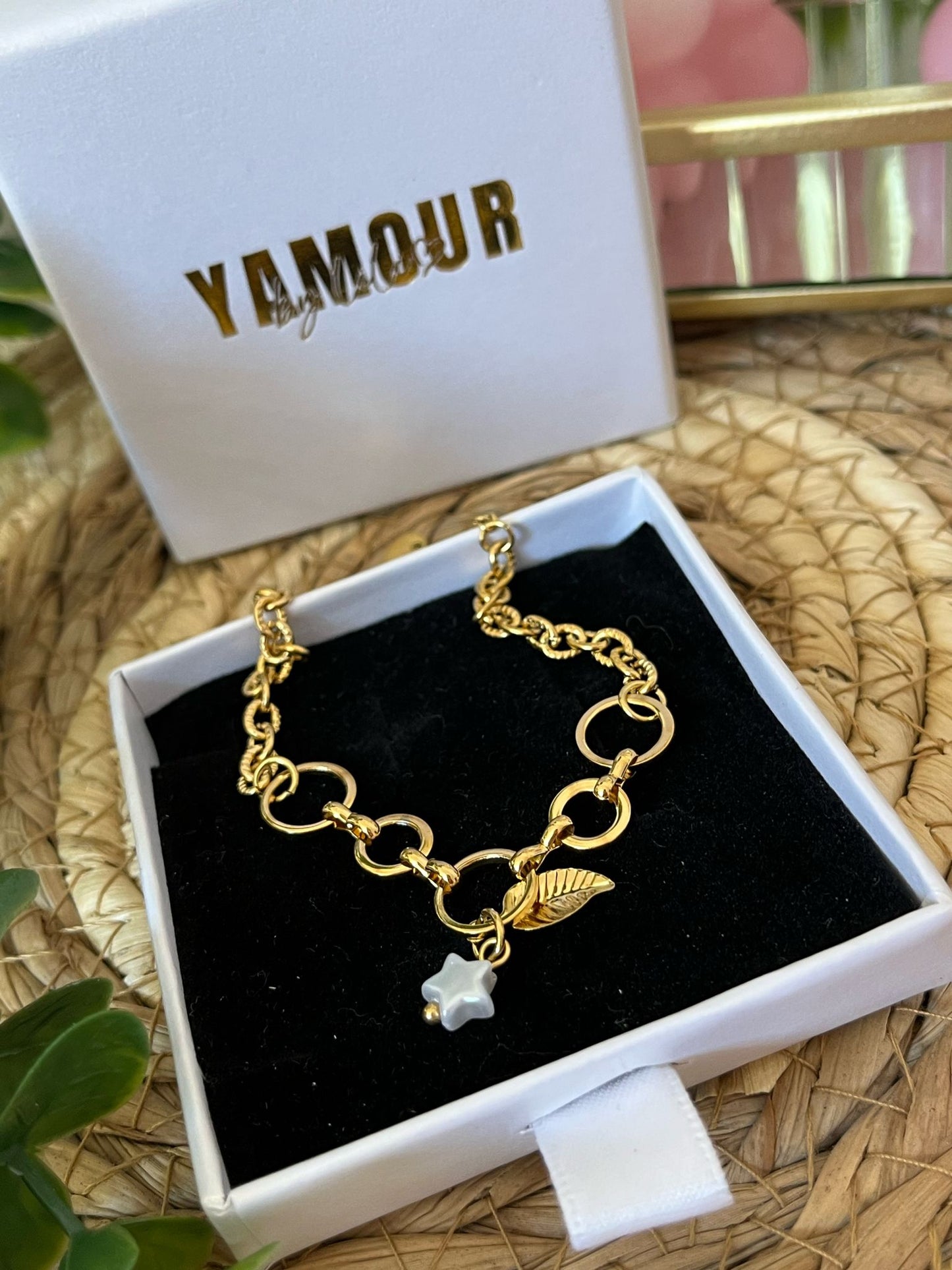 Bracelet Feuille