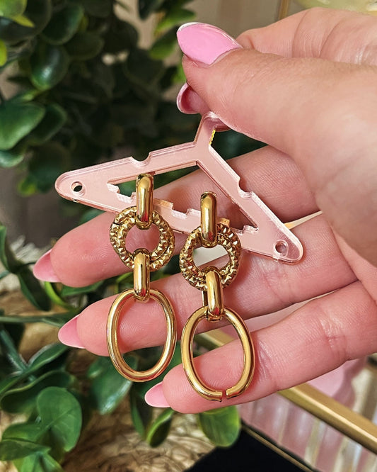Boucles d'oreille clair