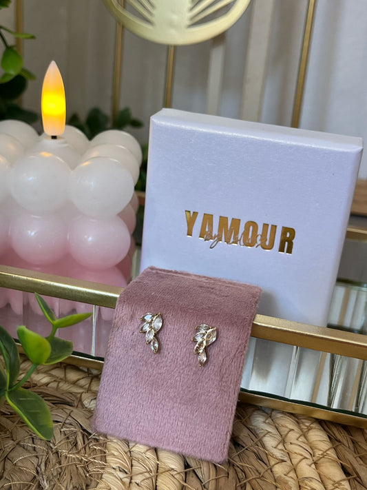 Boucles d'oreilles strass