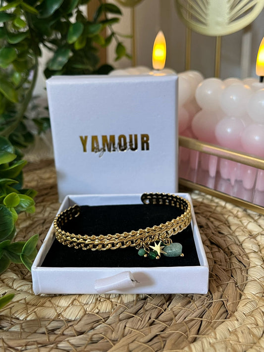 Bracelet Jonc Vert