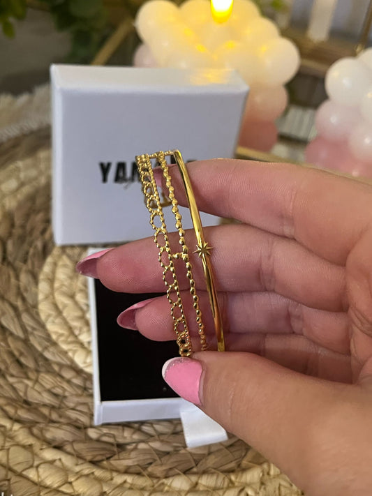 Bracelet Jonc Etoile