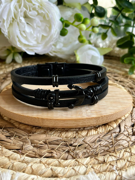 Bracelet Triple Ancre