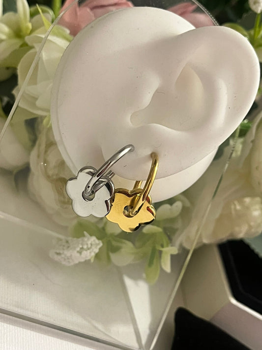 Boucles d'oreilles fleurs