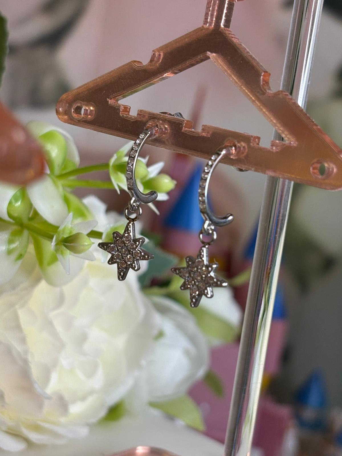 Boucles d'oreille Rose