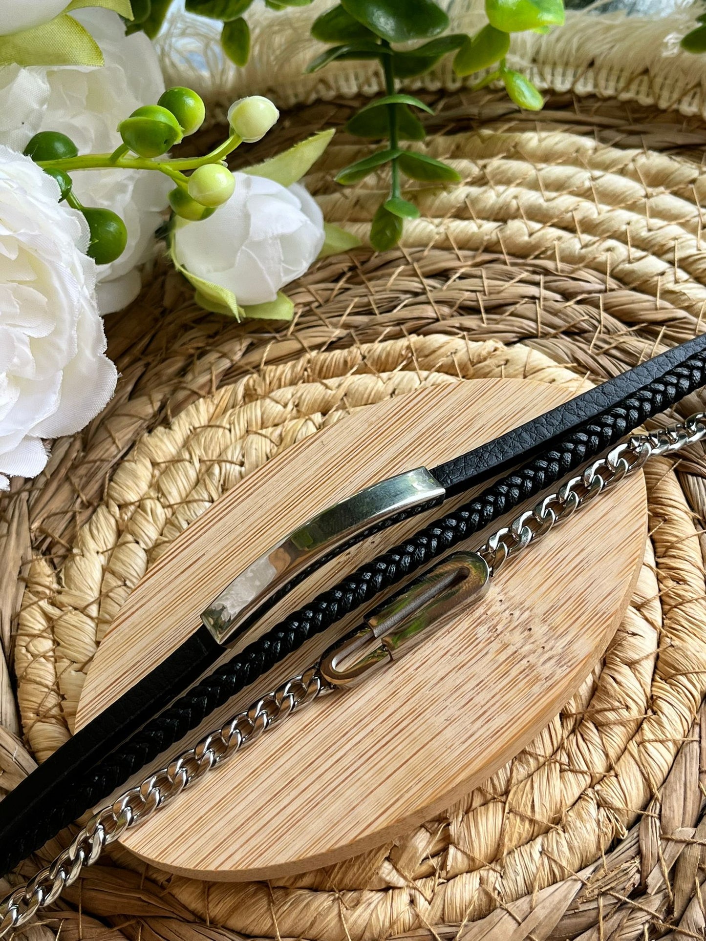 Bracelet triple cuir