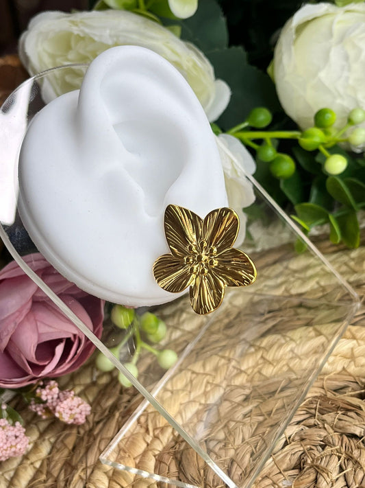 Boucle d'oreille Fleur